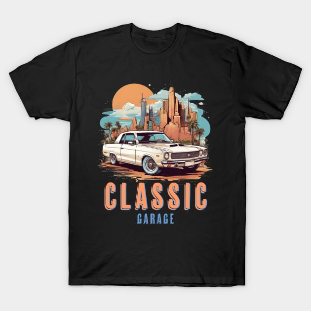 Classic Garage Car Vintage T-Shirt by imagifa